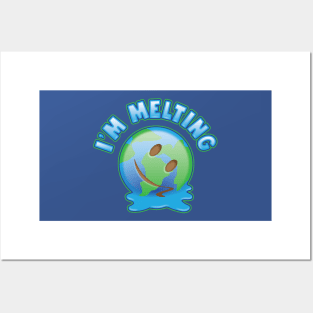 Help the Earth from melting Posters and Art